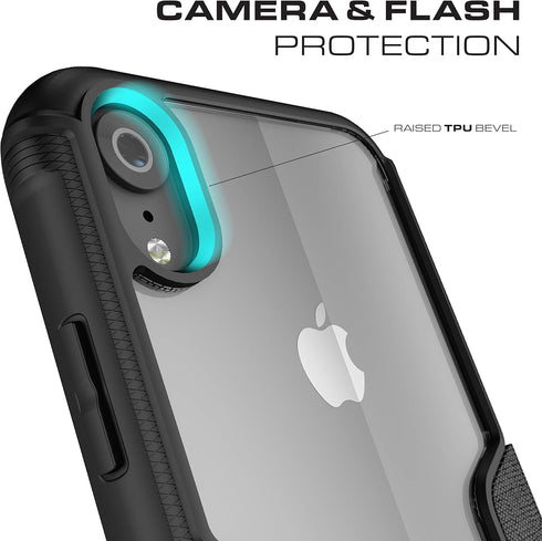 Ghostek Exec 3 iPhone XR Card Case with Industrial Strength Military Drop Protection for Apple iPhone XR 2018 | Supports Qi Wireless Charging | Wo...