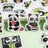 Cute Panda Stickers, Obujopal 46PCS Laptop Stickers for Kids, Water Bottle, Scrapbooking, Junk Journal, Bullet Journal, DIY Decoration, Planners, ...