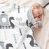 Qilmy Viking Ships Baby Blanket for Boys Girls Kids with Soft Cotton, Cute Cozy Warm Nursery Receiving Swaddle Blanket for Toddler Infant Crib, 30...