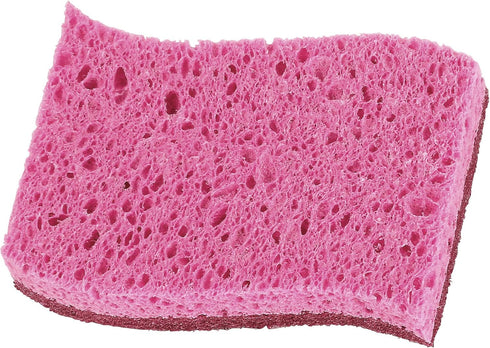 Non-Scratch Cellulose Sponge Kitchen Scrub Sponge with Scouring Pad Set, Good for Non-Stick Cookware Frying Pan, Pot, Counter Top, Sink Scrubbing,...