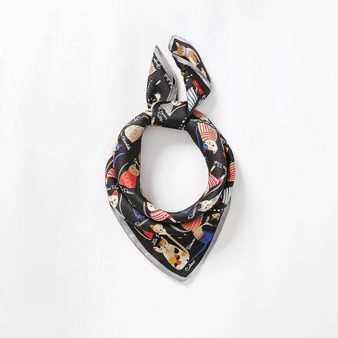 Jeelow 100% Silk Mulberry Scarf Small Square Scarves For Women Hair Bandana Neckerchief...
