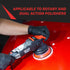 Maxshine Universal Microfiber 6” Polishing Foam Pad for Finishing – Hook and Loop, for DA and Rotary Polishers, Ultra-Soft Microfiber pad...