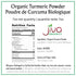 Jiva Organic Turmeric Powder 7 oz - Packaged in Resealable Bag, 100% Raw with Tumeric Powdered Organic, Turmeric Curcumin Powder, Origins from Ind...
