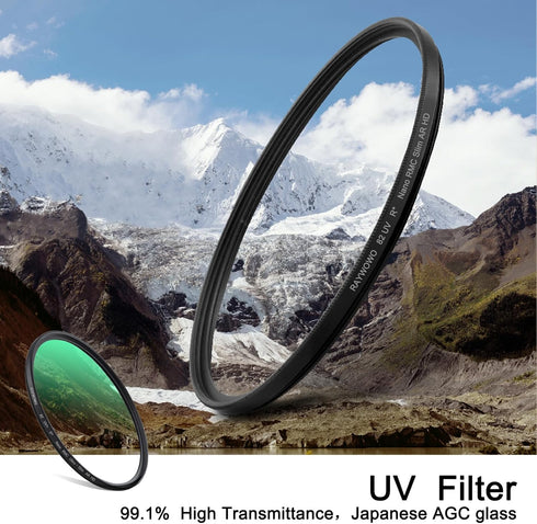 Concept UNC UV Lens Filter Shockproof Tempered Optical Glass with 24 Multi-Layer Coatings, Camera Lens Protection Optical Filter (67MM)...