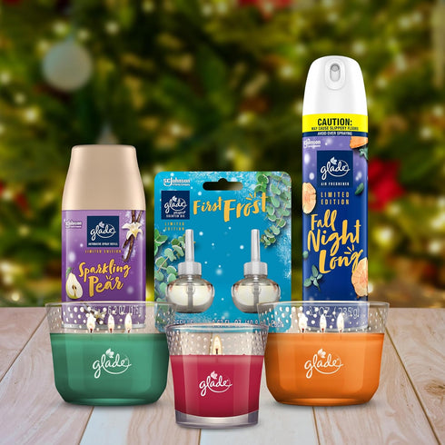 Glade Automatic Spray Refill, Air Freshener for Home and Bathroom, Sparkling Pear, Limited Edition Scent, 6.2 Oz...