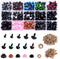 MENKEY Plastic Safety Eyes and Noses with Washers 570 Pcs, Craft Doll Teddy Bear Nose for Amigurumi, Crafts, Crochet Toy Stuffed Animals (Assorted...
