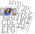 S·E·I Classic Glitter Heat Transfers Iron-on T-Shirt Letters, 3-Inch, Silver 4 Count...