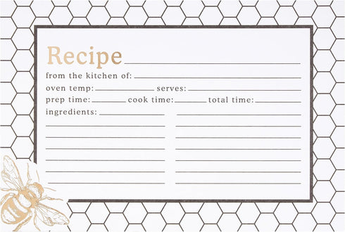 C.R. Gibson Honeycomb Hive Recipe Cards (Q12-25361)...