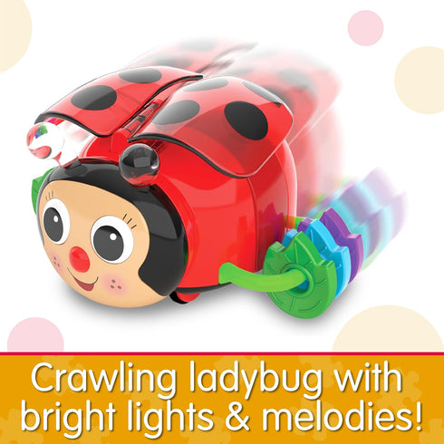 The Learning Journey Early Learning – Crawl About Ladybug Musical Crawling Aid – Baby Toys & Gifts for Boys & Girls Ages 6+ Months...