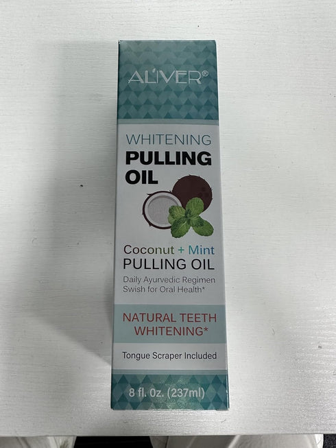Coconut Oil Pulling for Fresh Breath and Oral Hygiene - Ayurvedic Expert Formulated | Supports Healthy Gums | Natural Teeth Whitening - Includes T...