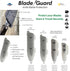 Blade Guard Knife Blade Protection Cover, Secure Fit Sheath for Storage or Transport – Chef’s Kitchens, Travel & Outdoor Use, Dishwasher Safe BPA-...