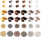 Pandahall 6 Color Column 2x2mm Tiny Brass Tube Crimp Beads and 4x3mm Brass Crimp Knot Covers for Jewelry Making (540pcs/box)...
