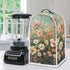 Blender Cover Dust Cover Floral Food Processor Cover with Top Handle Small Kitchen Appliance Covers Anti Fingerprint Coffee Maker Cover Kitchen De...
