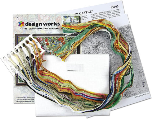 Design Works Crafts Counted Cross Stitch Kit, Multiple...