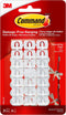 Command Small Decorating Clips, White, 20-Clips, 24-Strips, Decorate Damage-Free...