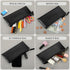 MROCO Pencil Case Black Pencil Bag PU Leather Pen Case Small Zipper Pouch for Pencils, Pens, Markers, Makeups, Change, Coins...