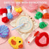 Hanaive 20 Pcs Punch Needle Kit Embroidery Needle Coasters Kit for Children Adult Beginner DIY Mug Tufted Rug Making Set......