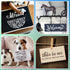 20 Pcs Welcome Stencils for Painting on Wood 11.81 x 5.91'' Large Welcome Letters Stencils Half Round Stencils for Wood Sign Plastic Word Farmhous...