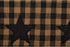 VHC Brands, Black Star, Cotton, 13x36, Woven Quilted Runner, Black...