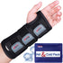 FEATOL Wrist Brace Carpal Tunnel, Night Support Brace with Wrist Splint, Adjustable Straps, Hot/Ice Pack for Women and Men, Left Hand, Medium/Larg...