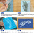 Sun Print Paper Kit Cyanotype Paper, 24 Sheets Cyanotype Papers with 1 Sheet Acrylic Panel, High Sensitive Nature Sun/Solar Activated Sun Printing...