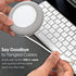 TALK WORKS 15W Wireless Charging Cable Compatible w MagSafe for iPhone 15,14,13,12-Smart Management Cord Holder-6ft Gray Cable W Compact Cord Orga...