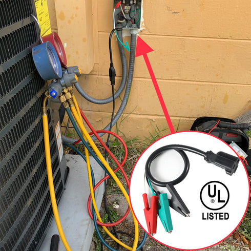 Hvac Adaptor Cord:Heavy Adaptor Cord Compatible with Yellow Jacket 69522 Hvac Tools Clearance and Equipment Circuit Breaker Finder Curcuit Finder ...