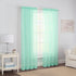 PAIRS TO GO Rod Pocket Sheer Window Curtains for Bedroom or Living Room (2 Panels) 59 in x 63 in...
