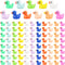 240 Pcs Mini Ducks Tiny Duck Figurines Bulk for Garden Micro Landscape, Mini Resin Ducks for Dollhouse Aquarium Potted Ornament Charms Party Toys ...