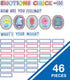 Carson Dellosa Pre-Punched We Stick Together 46-Piece Emotions Check-in Bulletin Board Set, Calming Corner Accents, Feelings Chart, Mood Board and...