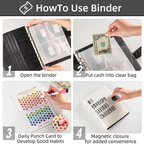 100 envelopes money saving challenge | money saving binder | budget binder | a5 binder | savings binder | savings challenge | libreta de ahorros d...