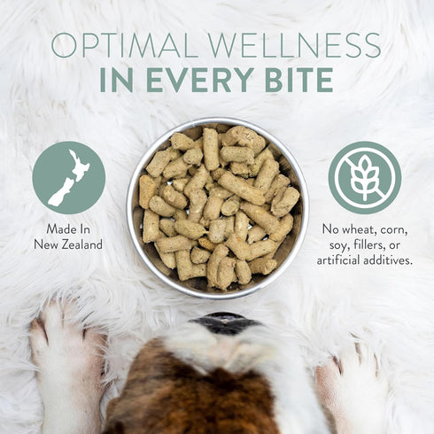 Woof Freeze Dried Dog Food - Chicken Recipe, High Protein, Dog Food Topper & Dog Treats, All Life Stages, 1.76 oz...