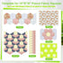 Kigley 3 Pcs Half Hexagon Quilting Template Acrylic Quilting Template Ruler 8 9 10 Inch Quilt Rulers for Quilting and Sewing Layer Cake Patchwork ...