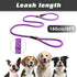 PetiFine Slip Lead Dog Leash,6FT x 1/2" Reflective Durable Dog Training Leash, Heavy Duty Adjustable Nylon Dog Rope Leash Slip Leash for Small Med...