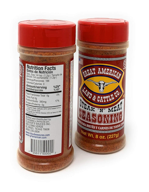 Great American Land & Cattle (Steak N' Meat, Pack of 2)...