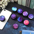9 Pieces Cell Phone Grip Holder Collapsible Phone Holder Colorful Self-Adhesive Finger Ring Sublimation Phone Holders for Smartphone and Tablets (...