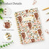 Highland Cow Floral Spiral Journal Notebook 80 Sheets A5 Watercolor Flower Cow College Ruled Notebook Strong Twin-Wire Binding with Premium for Sc...