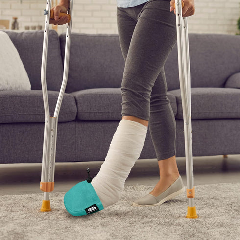 Crutch Comfort by Top Glides Toe Cozy (Teal)...