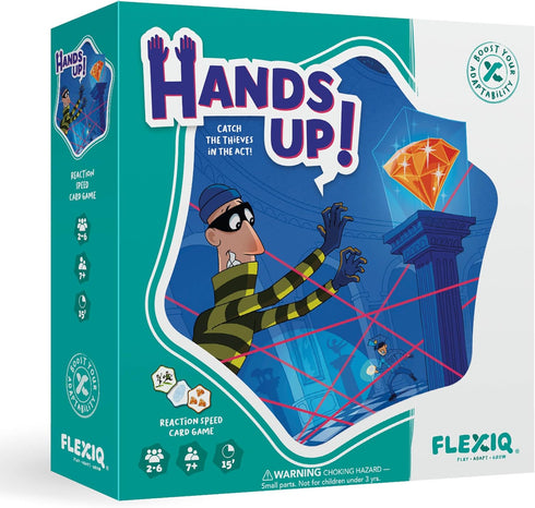 WHAT DO YOU MEME? Hands Up — Quick Thinking Card Game by FlexiQ, Brain Teasers for Kids 7+, Board Games for Family Night, Mind Games...