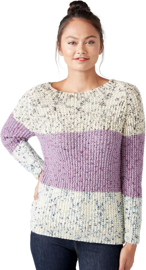 CARON Simply Soft Speckle Yarn, Lipstick...