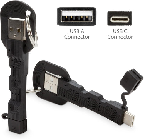 BoxWave Cable Compatible with Samsung Galaxy S20 Ultra 5G - USB Type-C Keychain Charger, Key Ring USB Type-C to Type-A 8 in USB Cable - Jet Black...