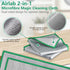 Glass Polishing Cloth Streak Free Miracle Cleaning Cloth Lint Free Microfiber Cleaning Rags for Glasses Kitchen Dish Mirrors Easy Clean, Pack of 6...