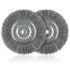 6-Inch Wire Wheel for Bench Grinder, 0.012 Carbon Steel, Bench Grinder Wire Wheel with 1/2" & 5/8" Arbor Hole...