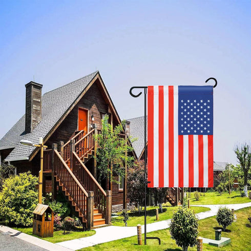 American Garden Flag 12 x 18 Inch,Patriotic Double Sided Polyester Printed Flag,USA ResidentialYard|Garden Decor,American Flag Garden Flag(2 Pcs S...