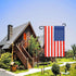 American Garden Flag 12 x 18 Inch,Patriotic Double Sided Polyester Printed Flag,USA ResidentialYard|Garden Decor,American Flag Garden Flag(2 Pcs S...