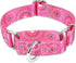 Martingale Collar Dog Collar No Pull Pet Collar Heavy Duty Dog Martingale Collars Silky Soft with Unique Pattern for Medium and Large Dogs (Small,...