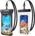 2 Pack Waterproof Phone Pouch, Waterproof Phone Case for iPhone15/14/13/12/11 Pro Max Plus Samsung, IPX8 3D Design Cellphone Dry Bag Beach Cruise ...