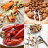 3Pcs Crab Crackers Seafood Tools Stainless Steel Nut Cracker Set for Shellfish, Crab Shells and Nuts Cracking with Storage Bag...