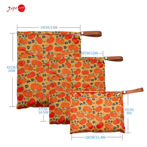 Joyo roy Wet Dry Bags for Diaper Bag Baby Diaper Bag Wet Bag for Cloth Diapers Beach Bag Wet Bag for Diaper Bag Diaper Wet Bags Bolsas para Pañale...