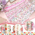 100 Pcs Cotton Fabric Patchwork Quilting Strips 2.56 Inch Precut Patchwork Roll Japanese Style Cotton Fabric Quilting Fabric Strips Craft for DIY ...